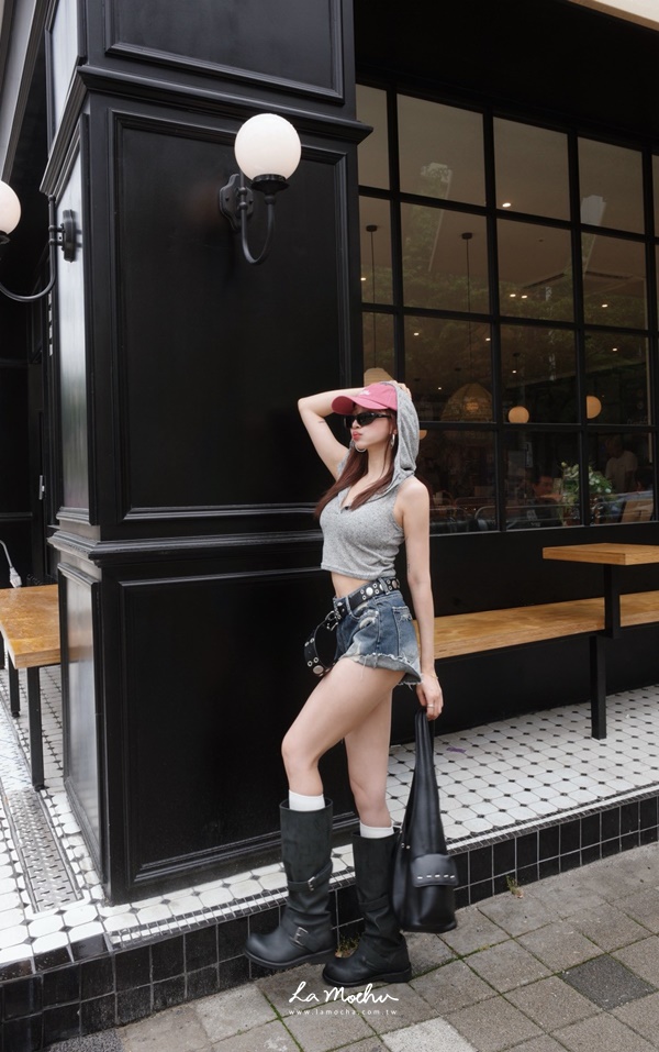不收邊破損牛仔短褲(闆娘.花花清單)